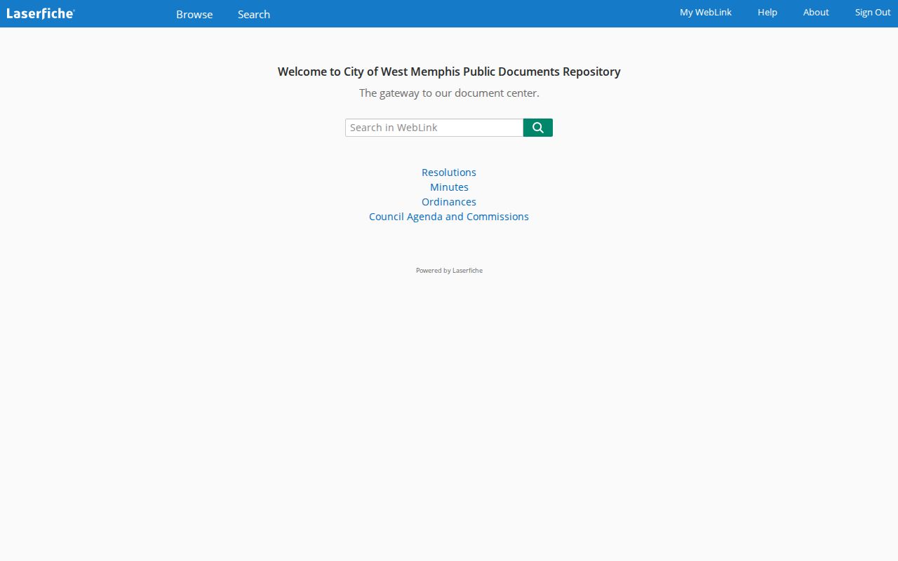 West Memphis neighbors city document repository