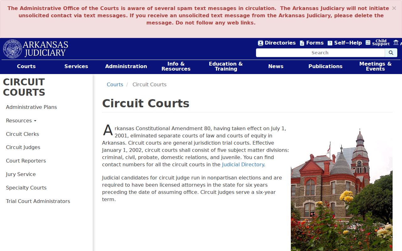 West Memphis previous residents Arkansas circuit court structure