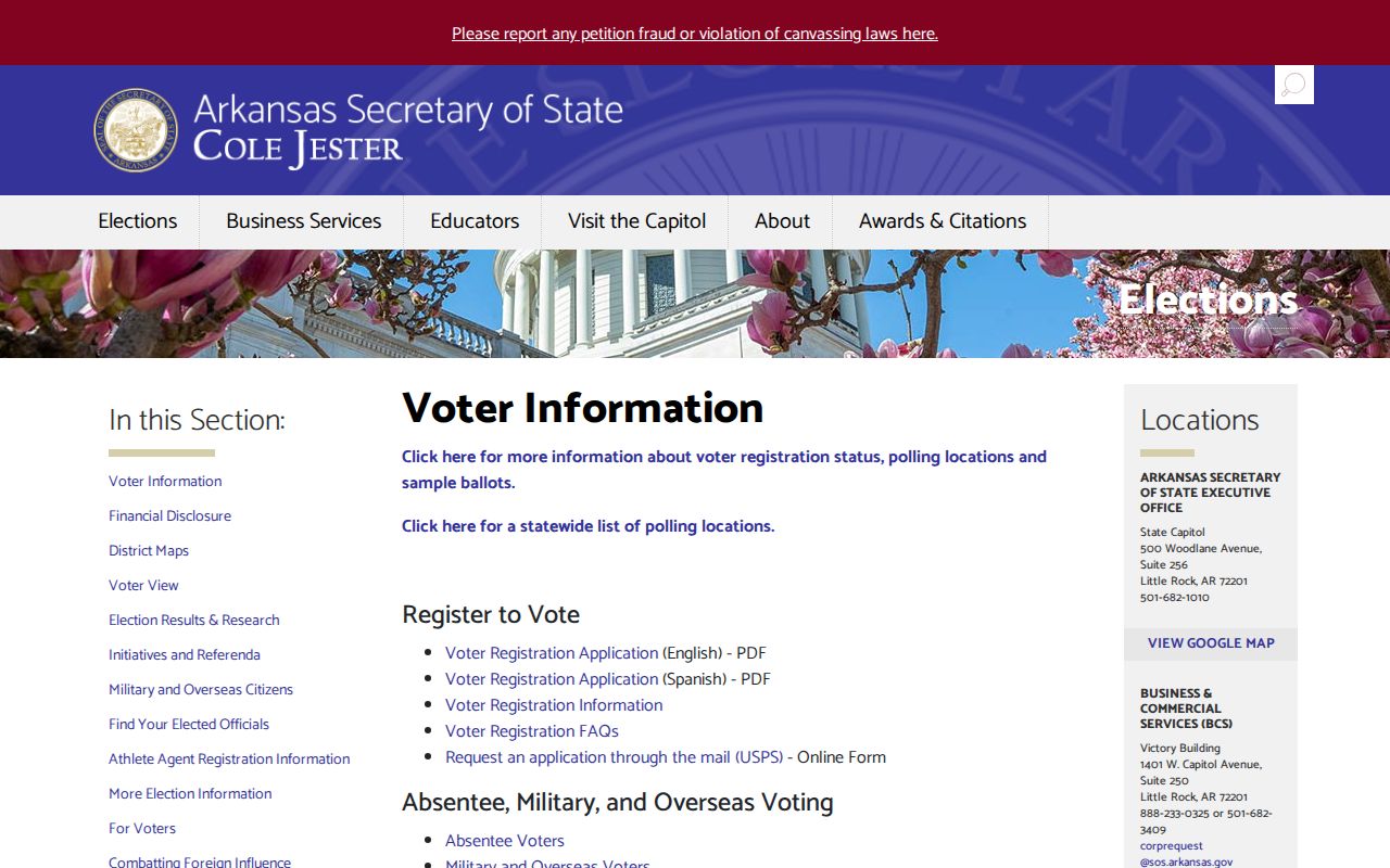 West Memphis ZIP code directory Arkansas voter information route